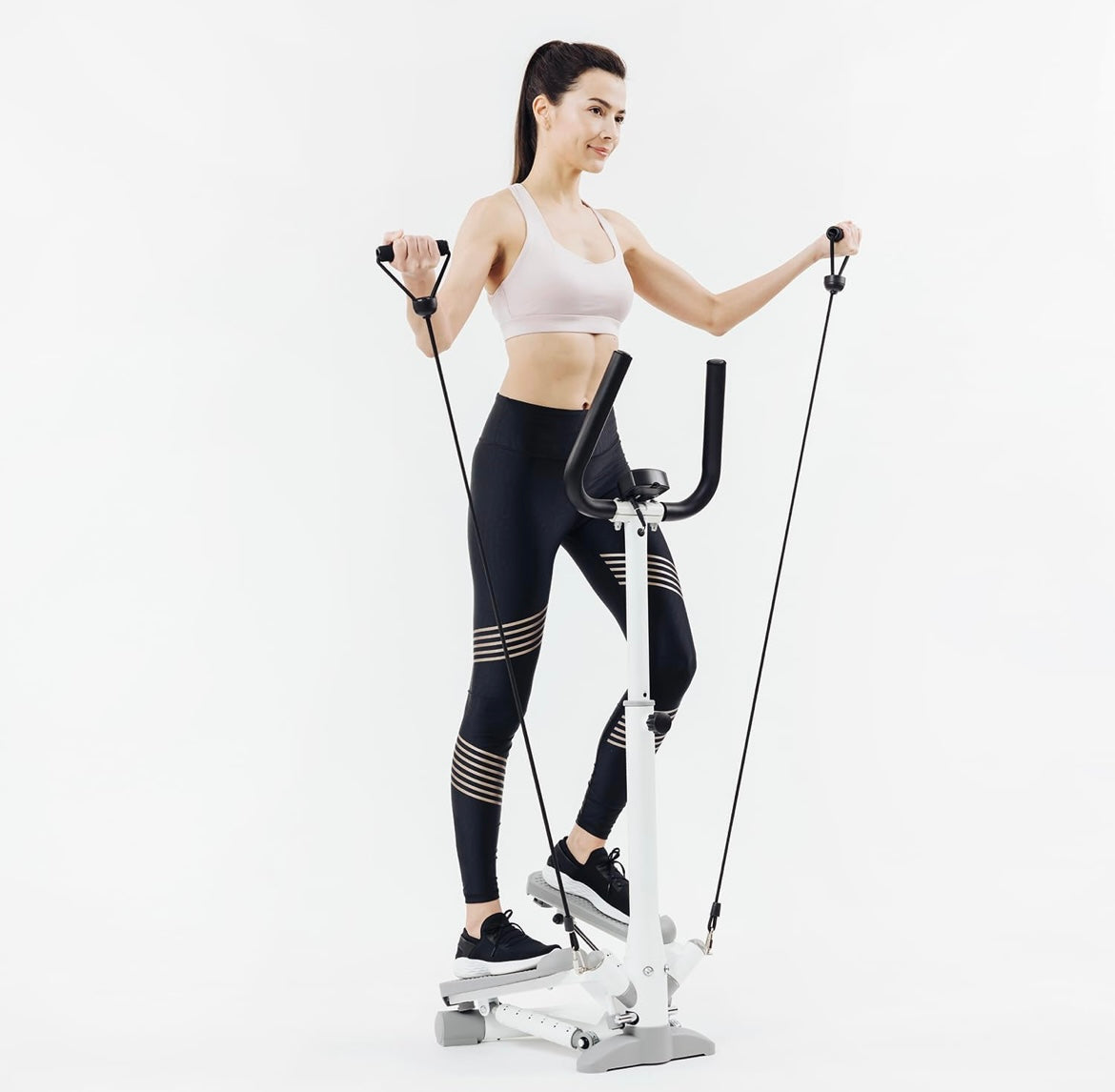 stepper, escalón giratorio con manillar.