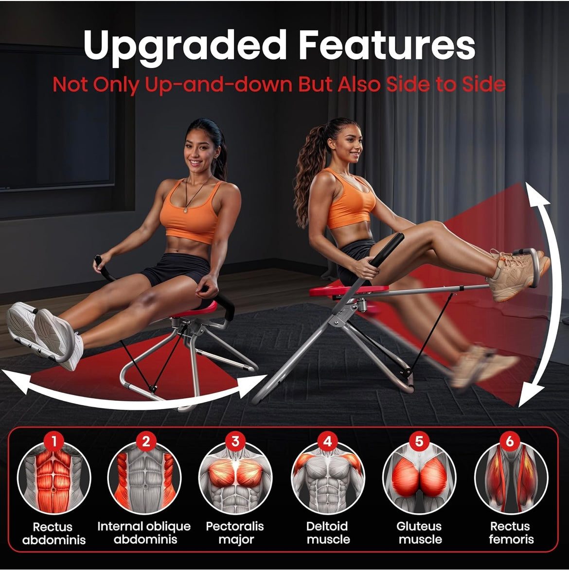 AB SWING ♾️ Entrenador de abdominales multifuncional.