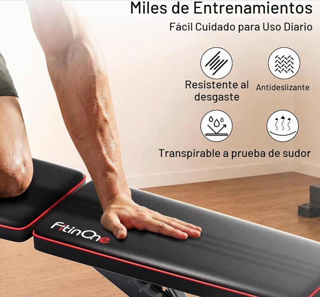 Banco de pesas plegable
