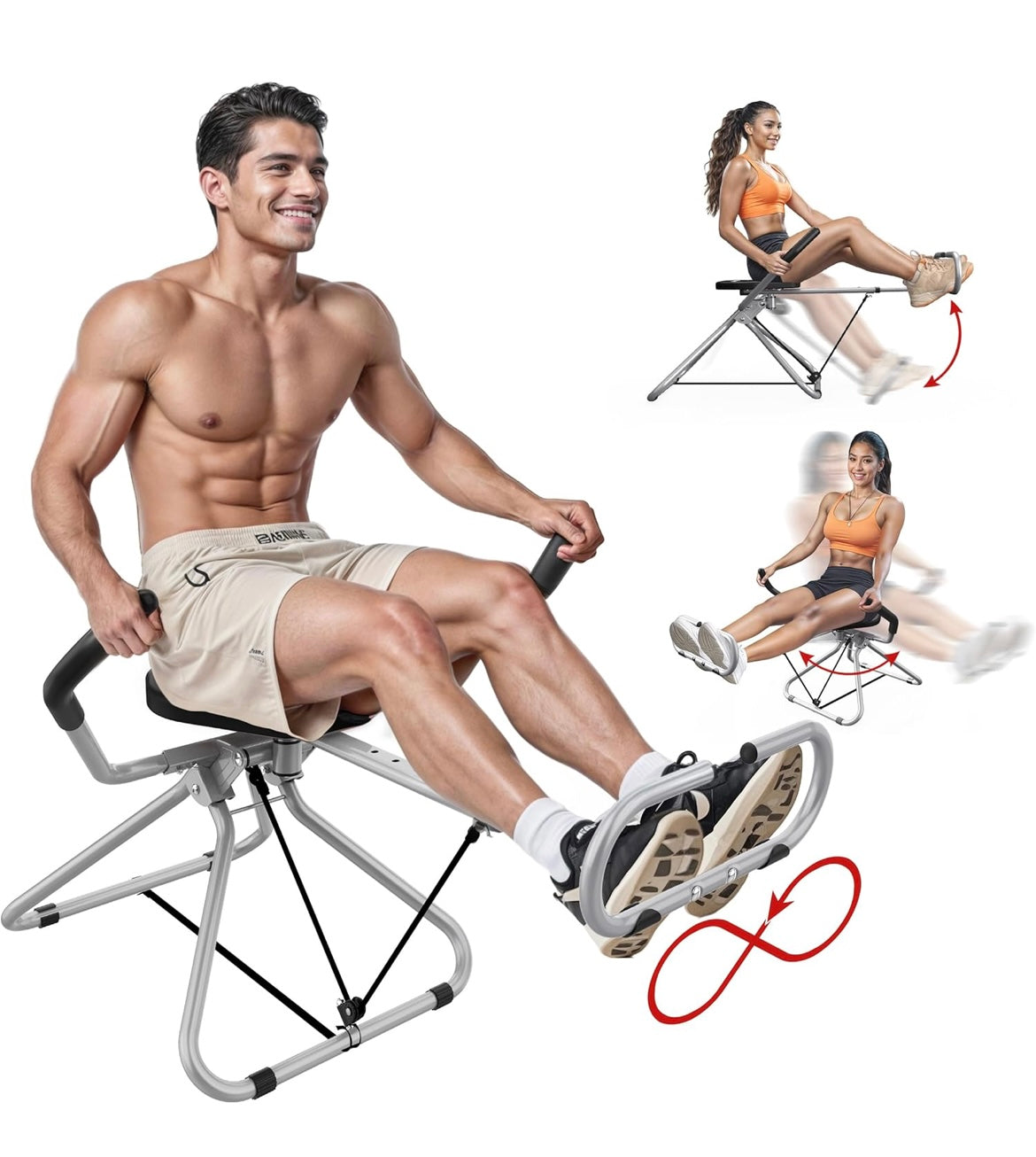 AB SWING ♾️ Entrenador de abdominales multifuncional.