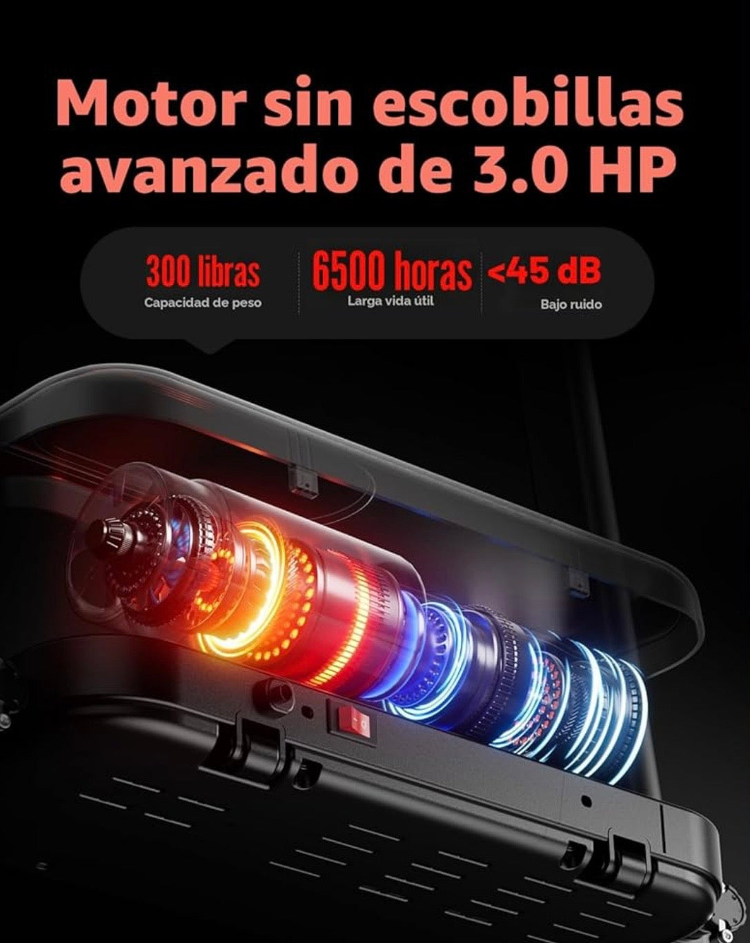 Caminadora con inclinación 3.0hp