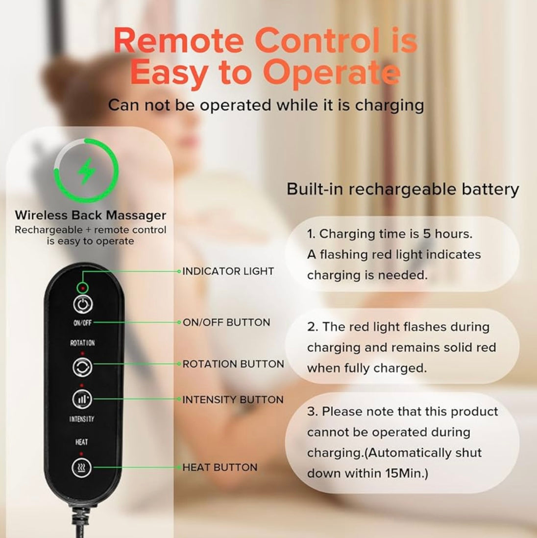 Masajeador de espalda y cuello