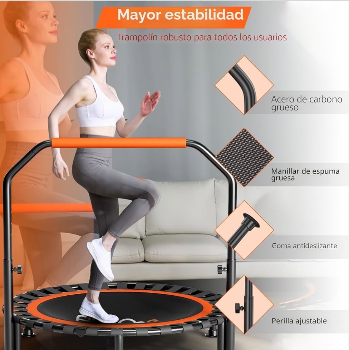 Trampolín de Fitness.