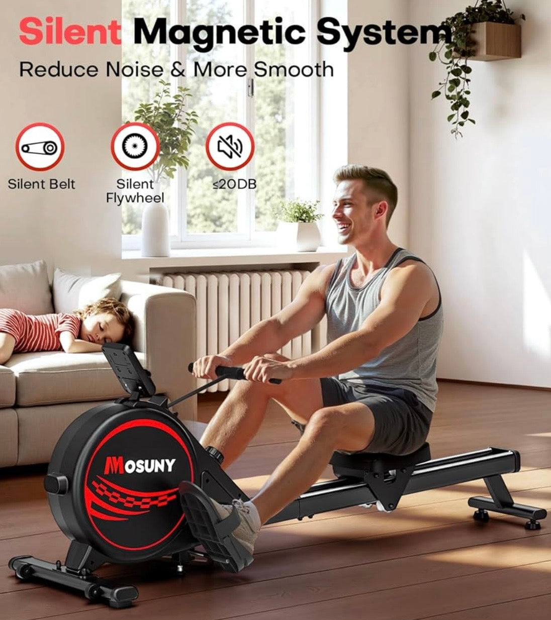 Máquina de remo avanzada