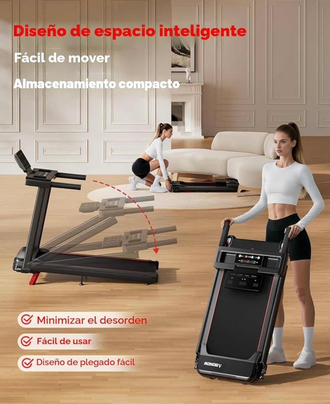 Caminadora con inclinación 3.0hp