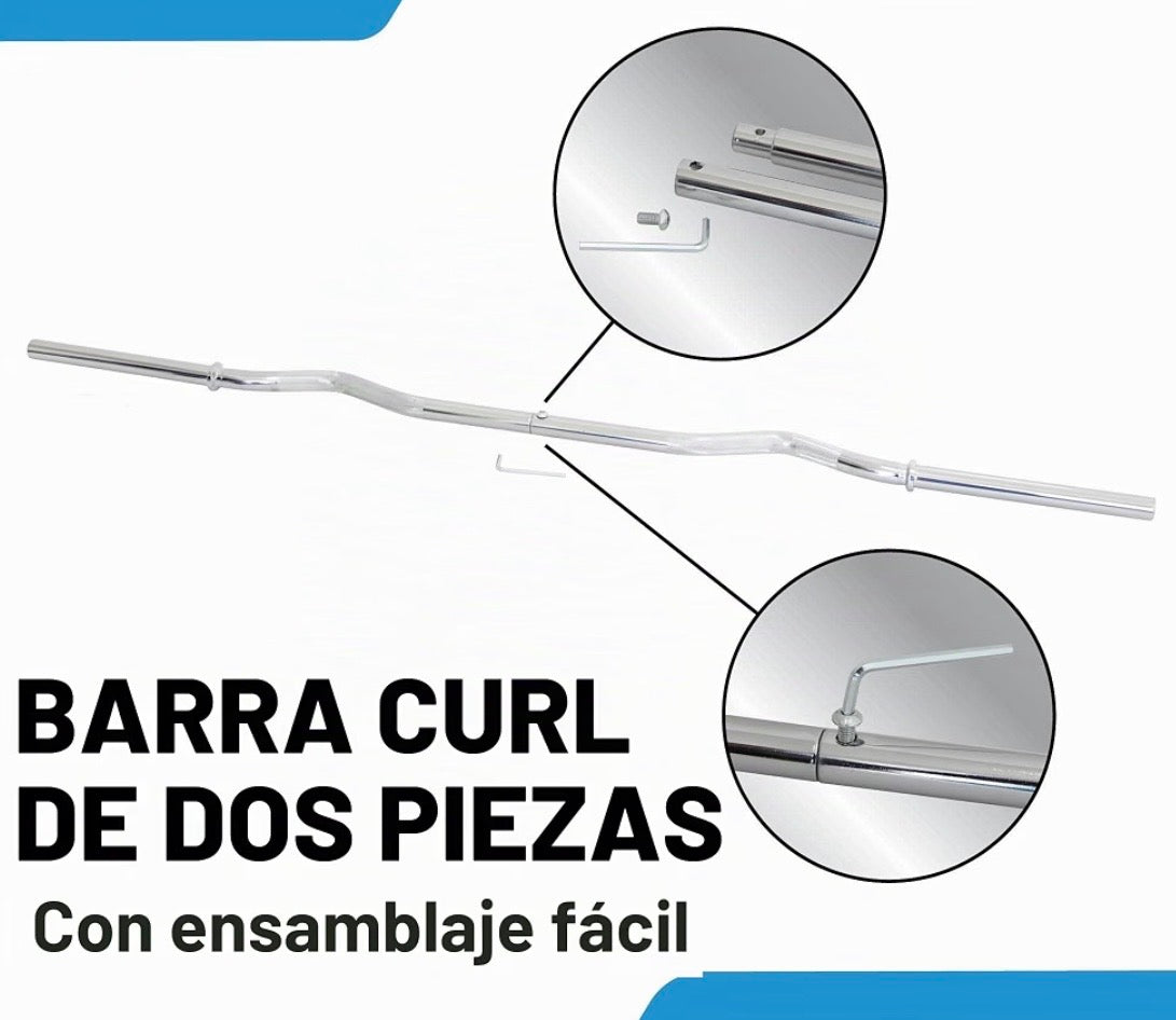 Barra curvada~ 60 lbs