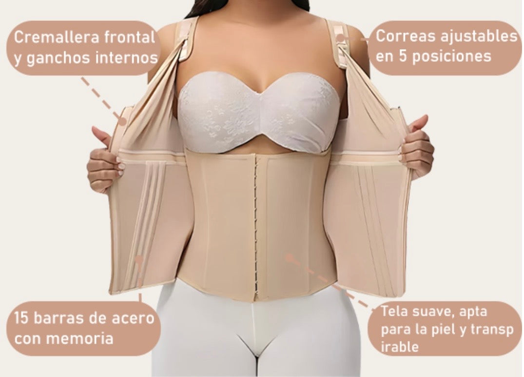 Entrenador de cintura con control de abdomen