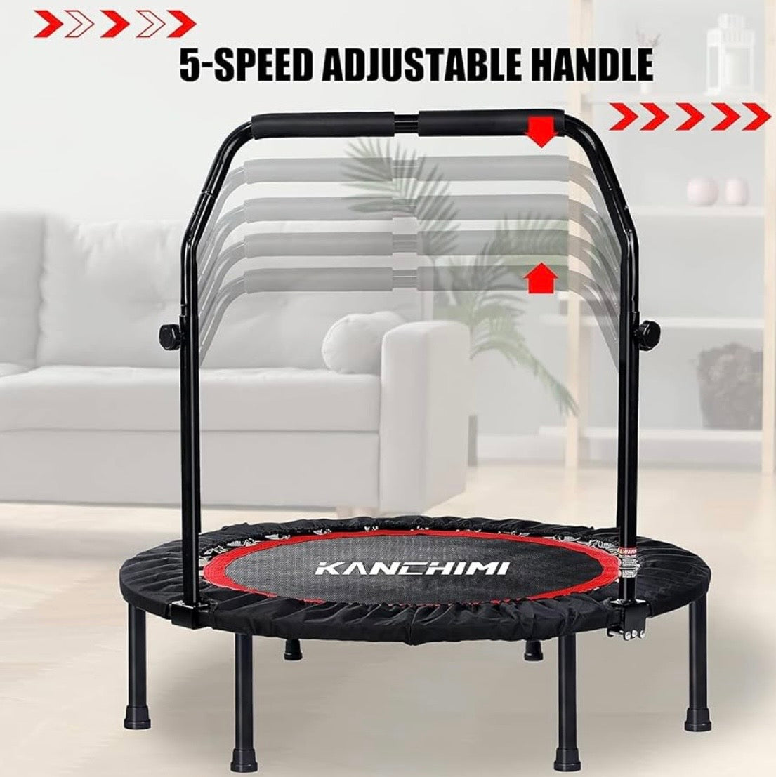 Trampolín plegablo 48"