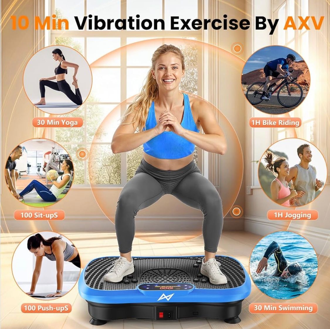 Plataforma vibratoria-Diseño curvo