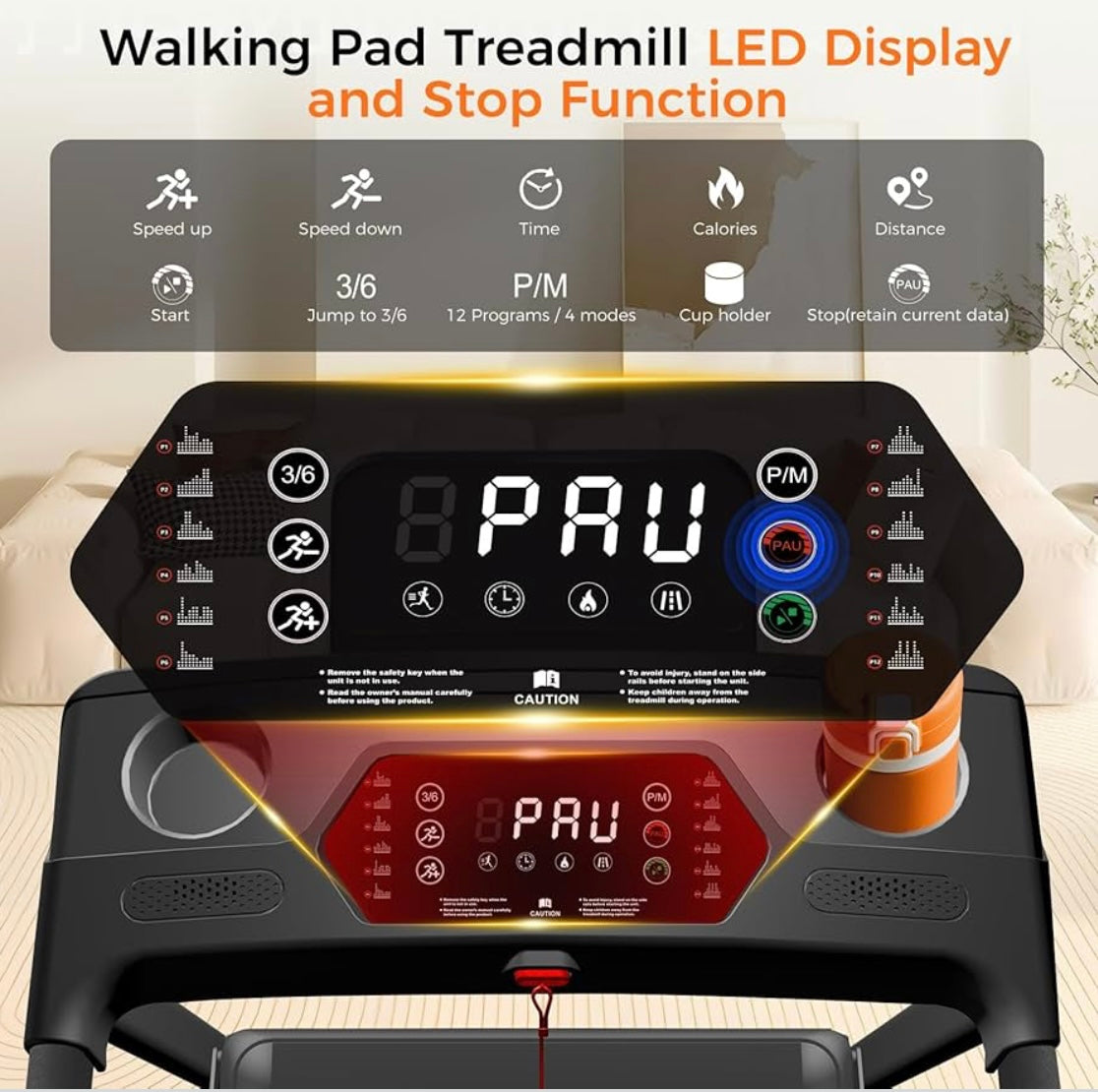 Trotadora compacta con inclinación